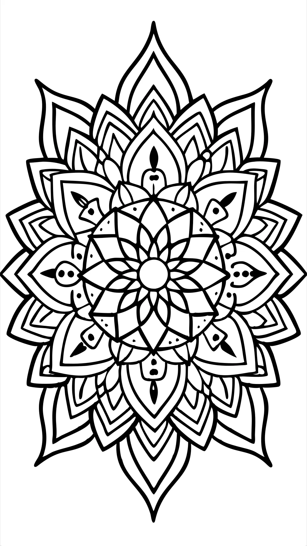 páginas para colorear imprimibles para adultos mandala